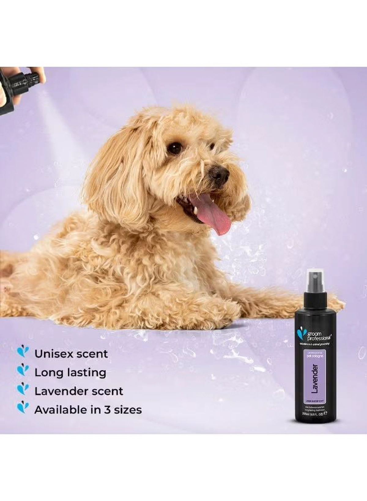Groom Professional Lavender Pet Cologne 200ml-1-1
