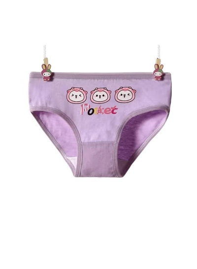 babyqlo 4 Pack Cute Porket With Cupcake Printed Panty Multicolour-4