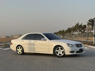 Mercedes-Benz S500 AMG | 5.0L V8 | 2007 | Japanese Specs | 165,000 km | White / Black |-0