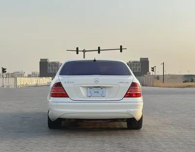 Mercedes-Benz S500 AMG | 5.0L V8 | 2007 | Japanese Specs | 165,000 km | White / Black |-3