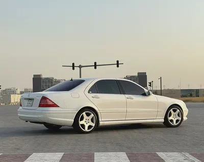 Mercedes-Benz S500 AMG | 5.0L V8 | 2007 | Japanese Specs | 165,000 km | White / Black |-5