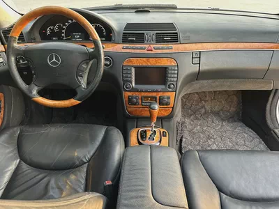 Mercedes-Benz S500 AMG | 5.0L V8 | 2007 | Japanese Specs | 165,000 km | White / Black |-8