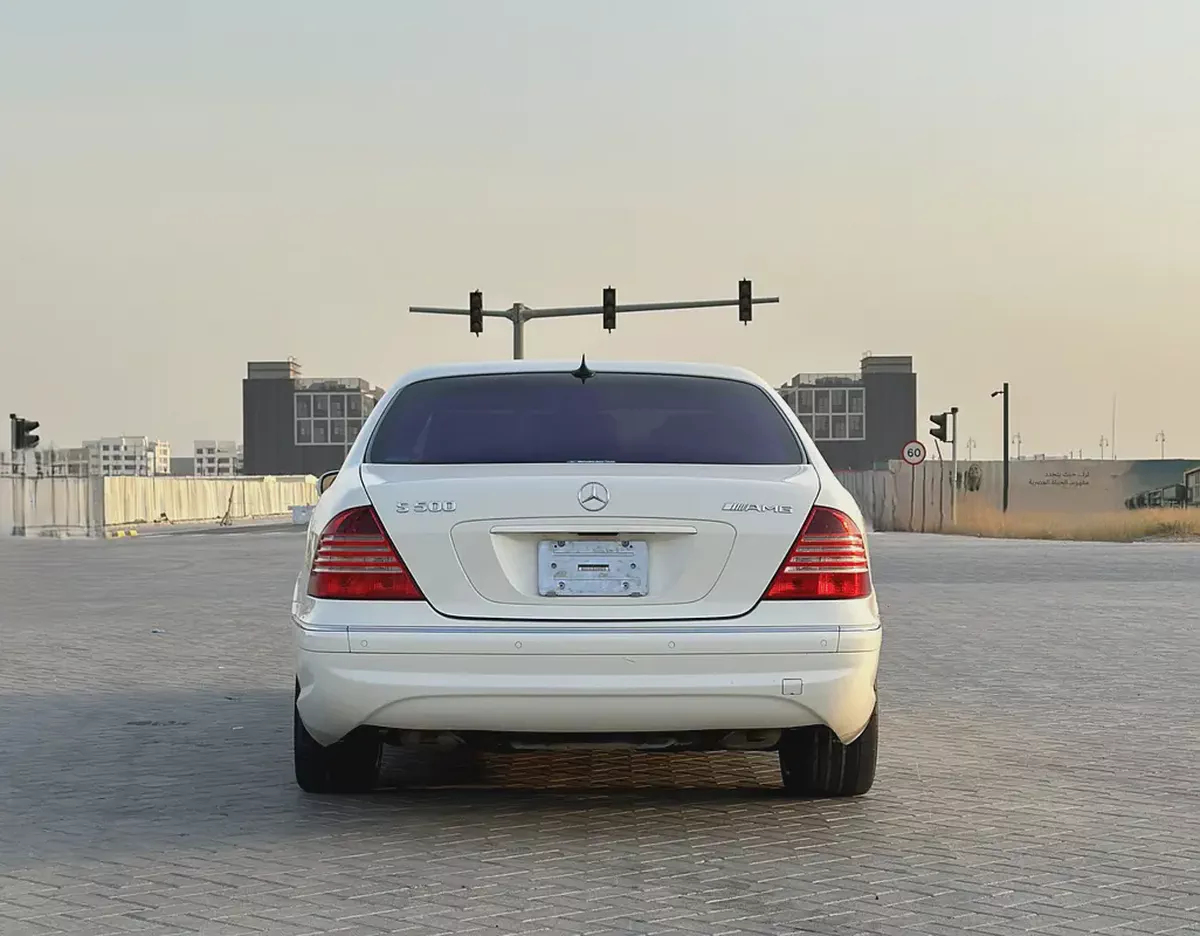 Mercedes-Benz S500 AMG | 5.0L V8 | 2007 | Japanese Specs | 165,000 km | White / Black |-3-3