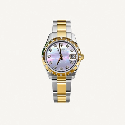 Rolex Datejust Mother of Pearl Diamond Dial 31mm with Oyster Bracelet | Condition: Like new & unworn | Year of production 2021 | Original box | Original papers-0