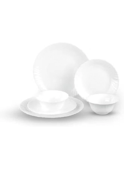 Delcasa DC2133 Opalware Dinner Set 12-Pieces, White-0