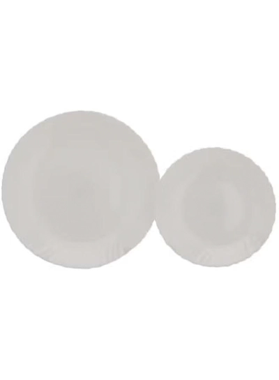 Delcasa DC2133 Opalware Dinner Set 12-Pieces, White-1