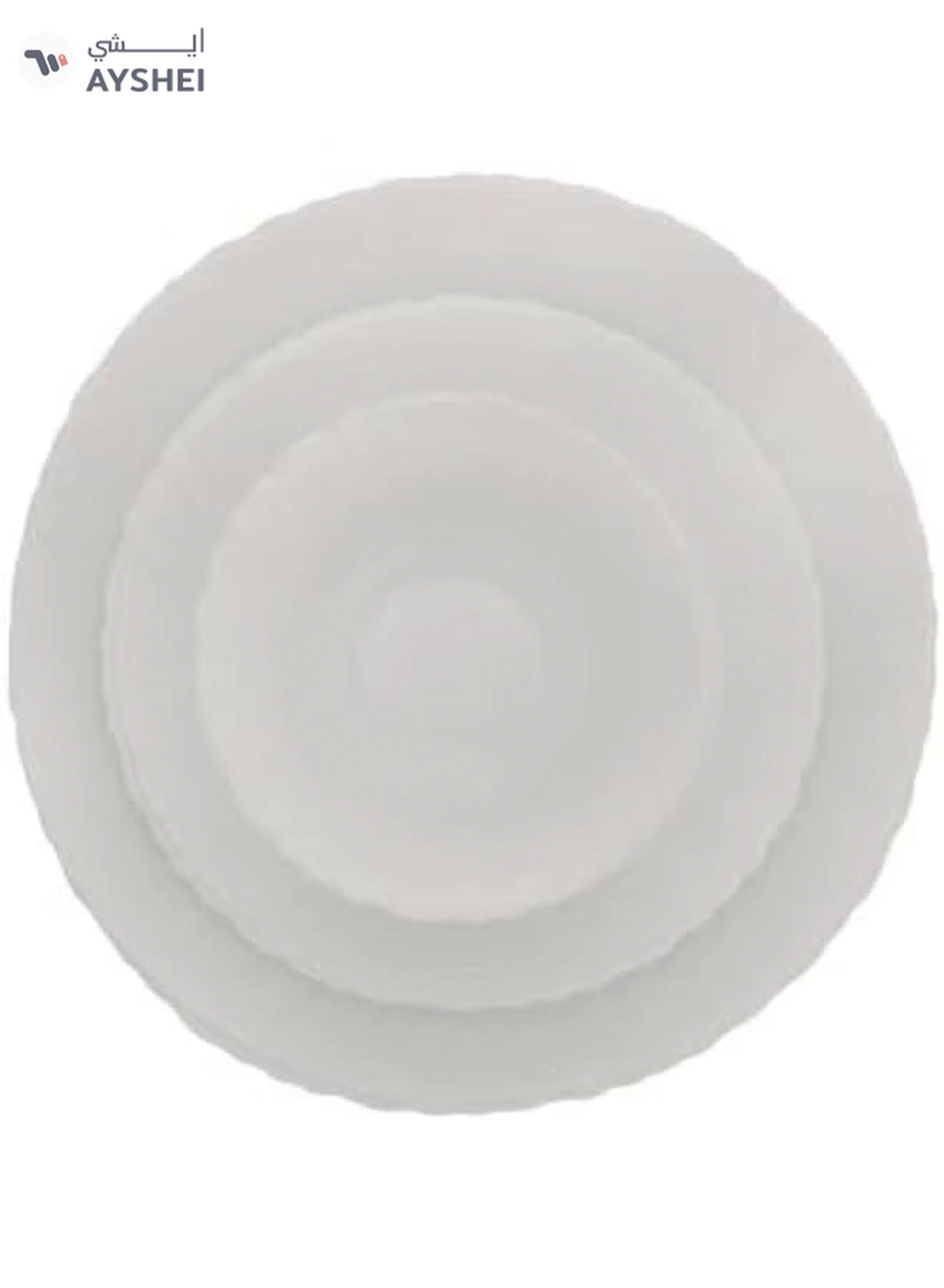 Delcasa DC2133 Opalware Dinner Set 12-Pieces, White-3-3