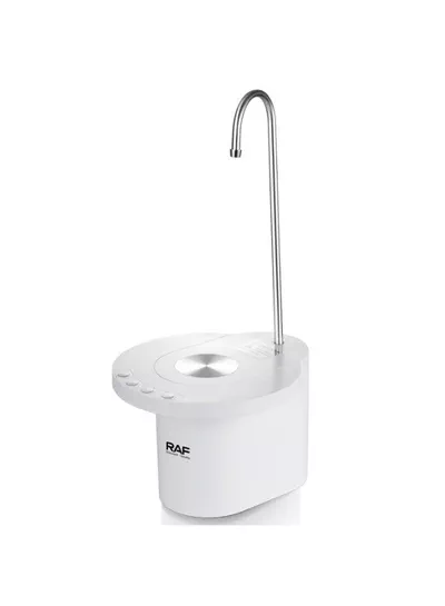 RAF Electric Water Pump R.76000G – Quiet Operation & Easy Cleaning Make everyday hydration easier with this compact electric water pump featuring a low-noise 4W motor, three-speed water outlet, quick-release water function, and easy-to-clean construction for reliable and convenient household operation.-4