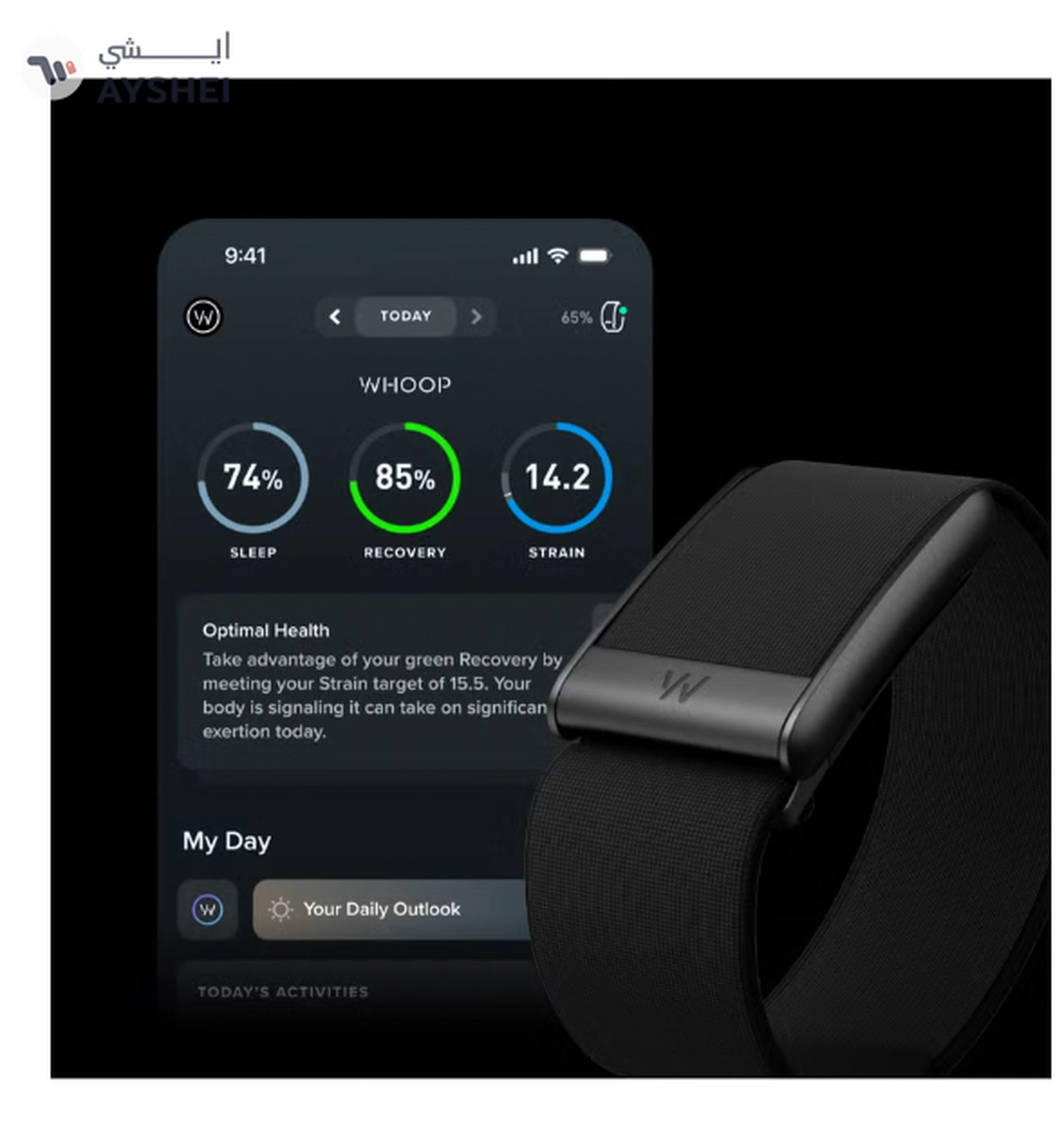 Whoop One – 12-Month Membership – 5.0 Health and Fitness Wearable-2-2