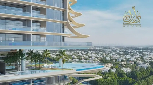 Furnished Studio | Samana Barari Heights | City & Pool Views