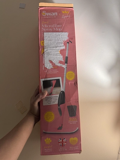 Swan 2-in-1 Microfibre Spray Mop-0