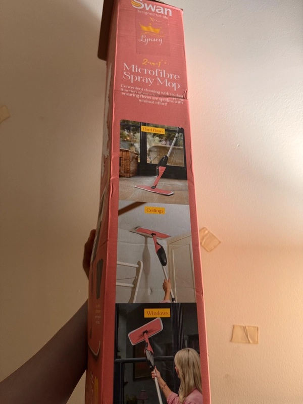 Swan 2-in-1 Microfibre Spray Mop