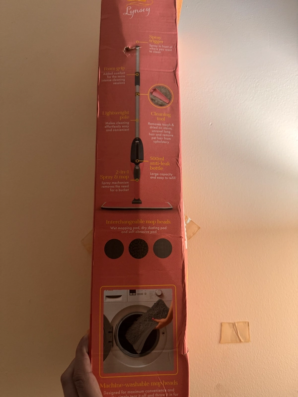Swan 2-in-1 Microfibre Spray Mop