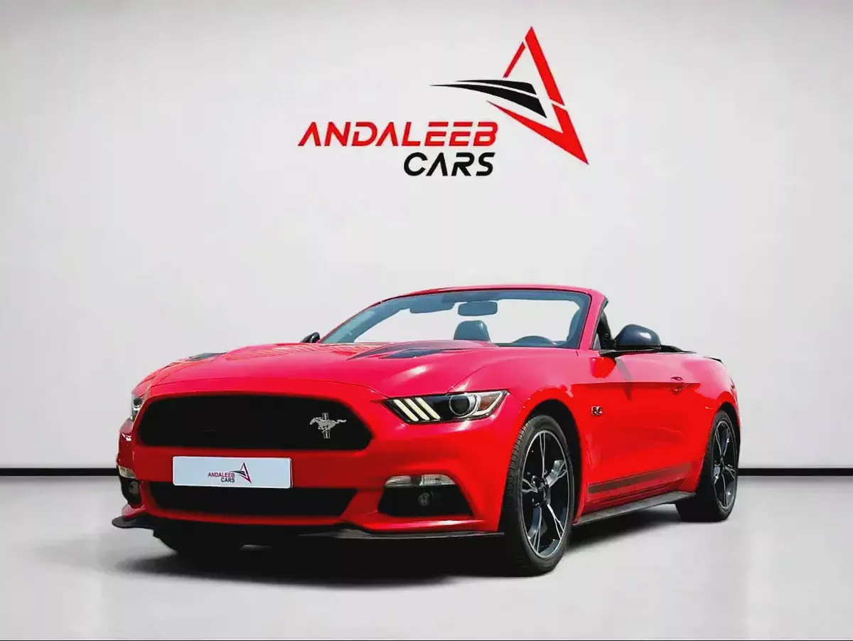 AED 2,700 P.M | 0% DOWN PAYMENT | FORD MUSTANG GT CALIFORNIA SPECIAL CABRIOLET | 5.0L V8 | 2017 | GC