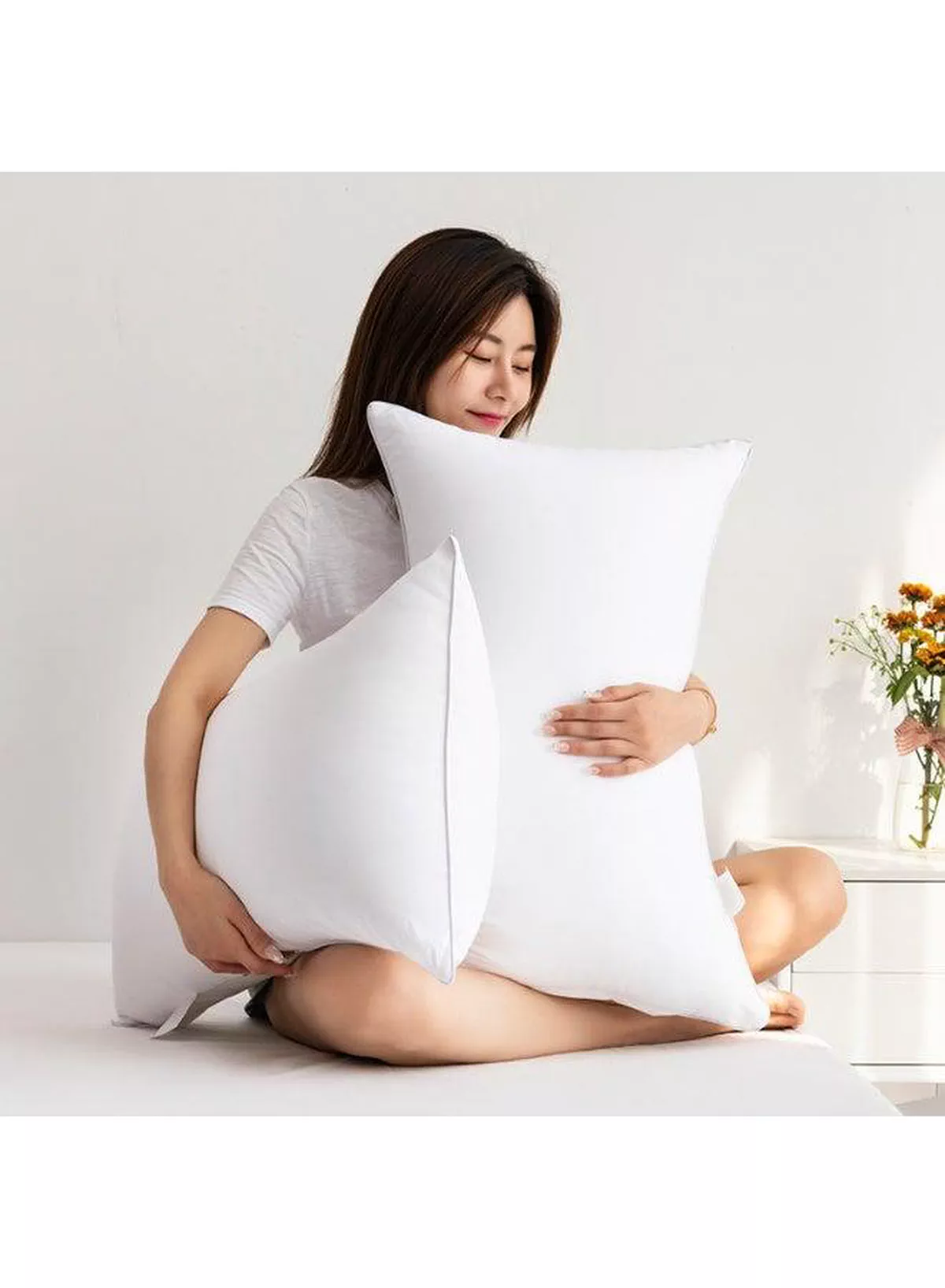 Divo Excellence Comfortable Pillow – 44×72cm, 900g Premium comfortable pillow designed for restful sleep, featuring a soft supportive filling, generous 44×72cm size, and 900g weight. Includes convenient protective storage bag for easy organization and travel.-4-4