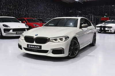 BMW 5 Series M550i xDrive 2019 | One Owner | GCC specs | AGMC  Full Service history-0