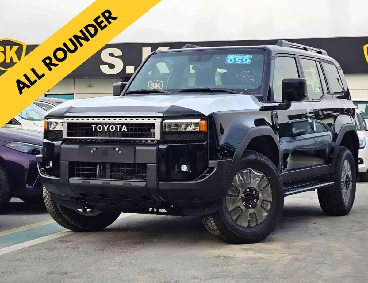 Toyota Prado ALL ROUNDER TURBO 2.4L PETROL ALL ROUNDER TURBO BASIC / 2.4L PETROL V4 / SUNROOF / DVD+CAMERA / COOL BOX (CODE#PPARS)