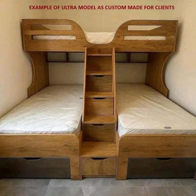 Ultra Bunk Bed with 3 Beds, Custom Made-3