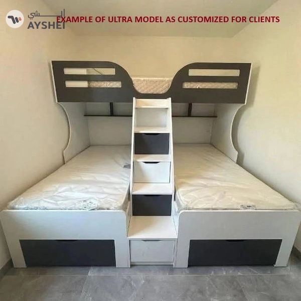 Ultra Bunk Bed with 3 Beds, Custom Made