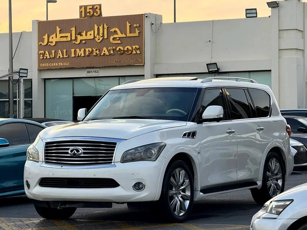 إنفينيتى QX80 موديل 2014 خليجى فل اوبشن بحاله الوكاله