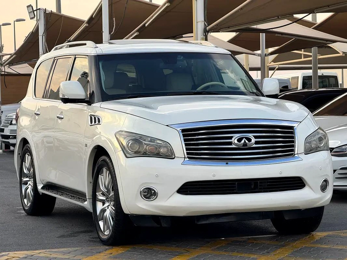 إنفينيتى QX80 موديل 2014 خليجى فل اوبشن بحاله الوكاله-7-7