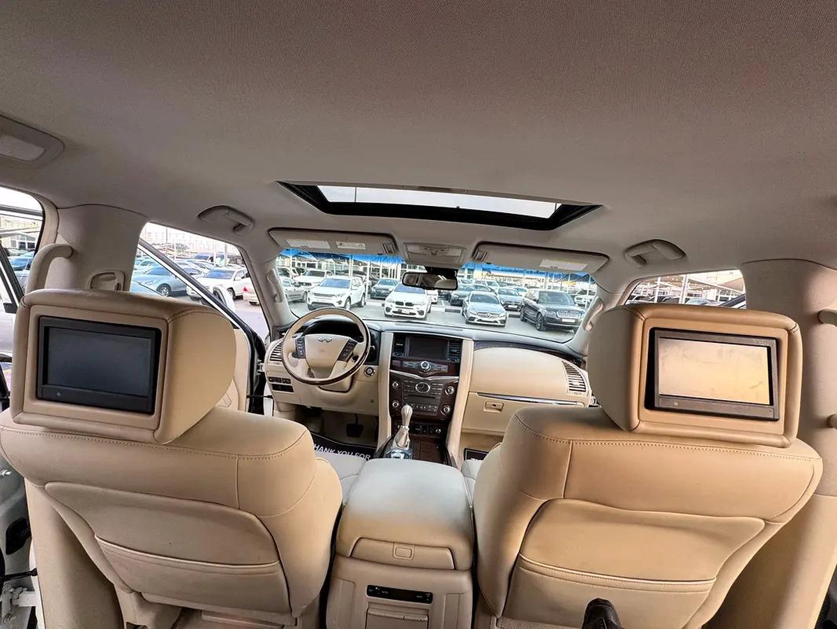 إنفينيتى QX80 موديل 2014 خليجى فل اوبشن بحاله الوكاله-4-4