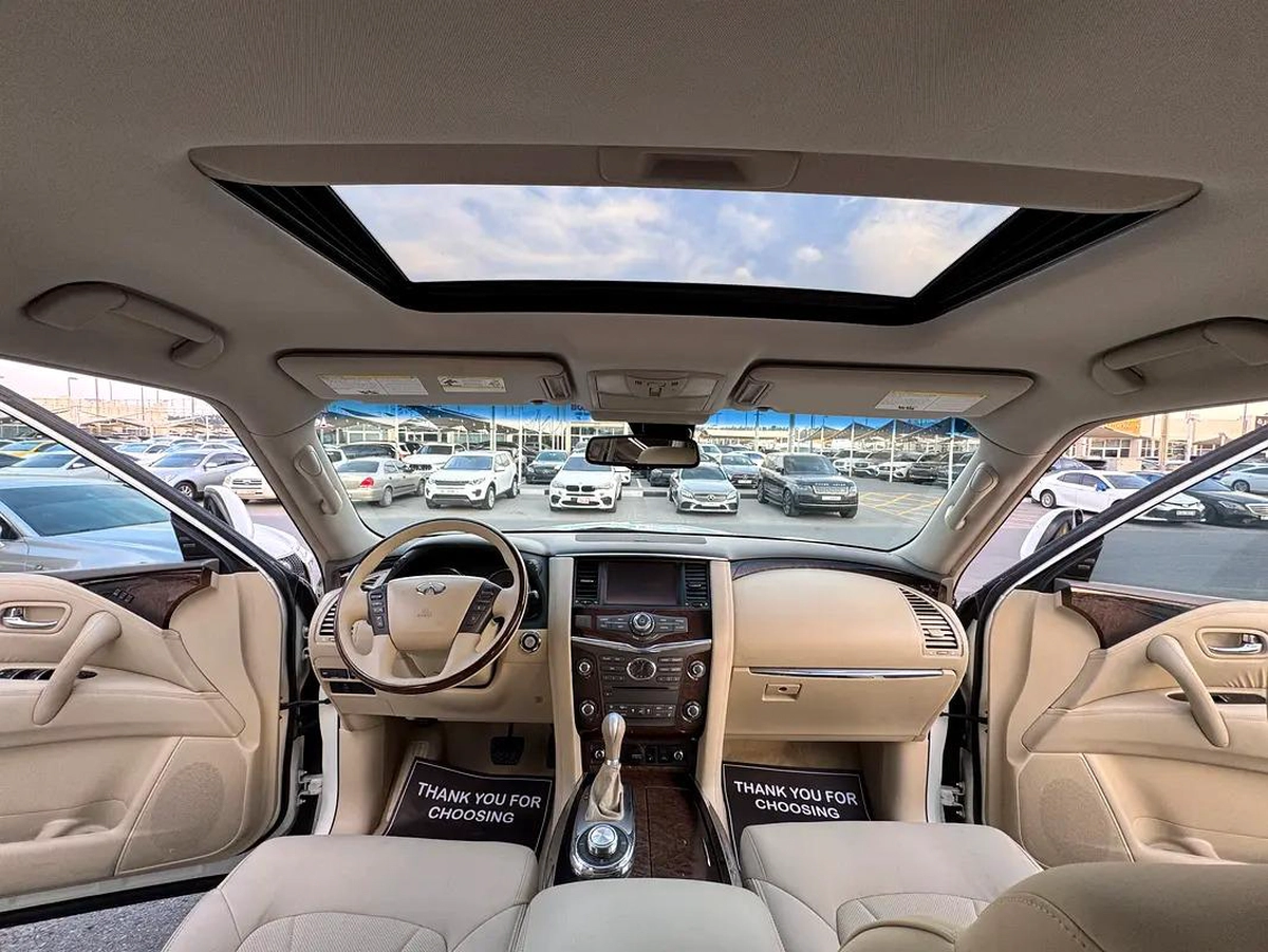 إنفينيتى QX80 موديل 2014 خليجى فل اوبشن بحاله الوكاله-14-14
