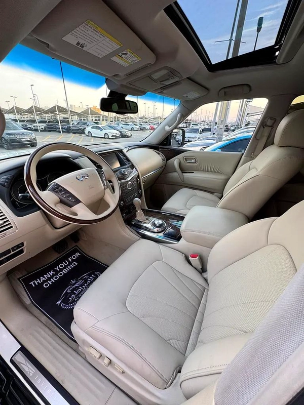 إنفينيتى QX80 موديل 2014 خليجى فل اوبشن بحاله الوكاله
