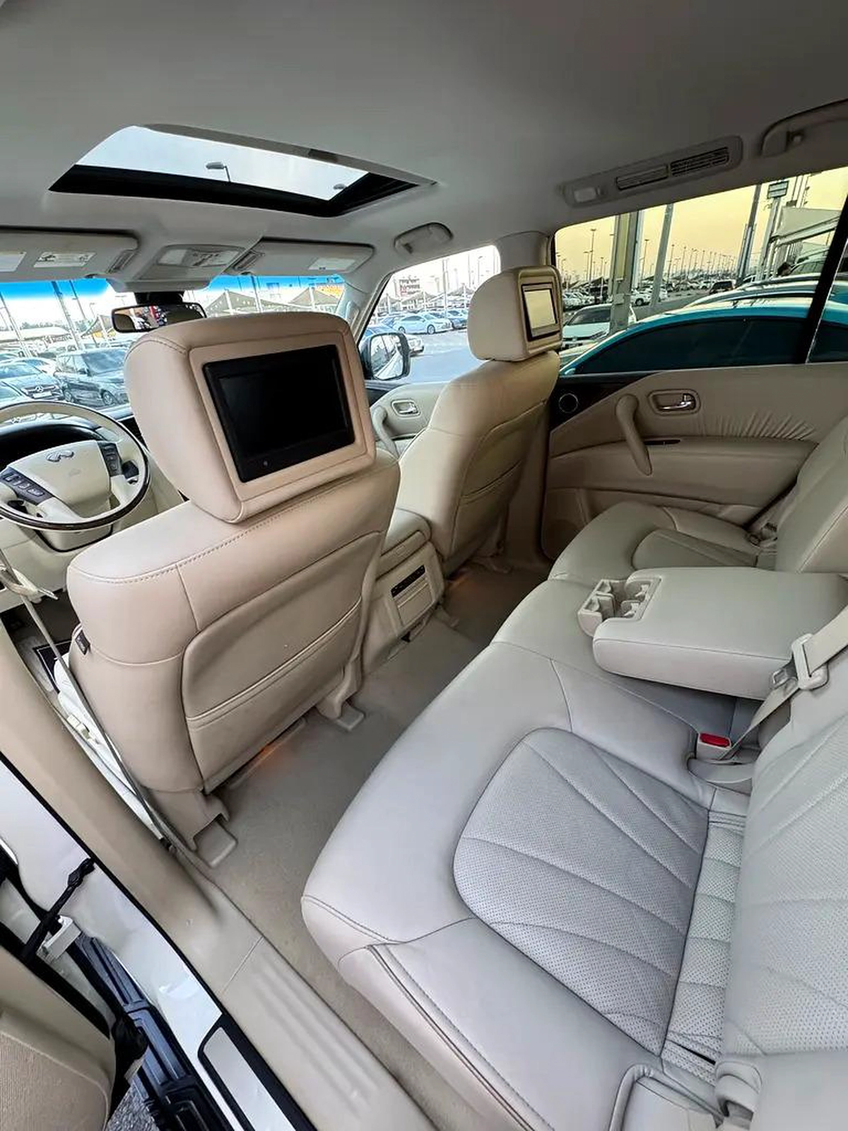إنفينيتى QX80 موديل 2014 خليجى فل اوبشن بحاله الوكاله-12-12