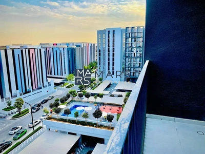 The Stunning & Cozy 1BHK with Huge Balcony in Aljada-1