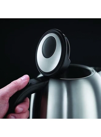 Russell Hobbs Snowdon Kettle , Stainless Steel, Rapid Boil, Perfect Pour, Auto Shut-Off, Cordless 1.7 L 3000 W 20441 Silver-1