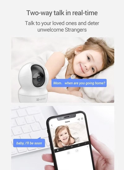 EZVIZ CP1 Smart Tracking Technology Advanced Security Clear View Wi Fi 360 Degree PT Camera 3MP-2