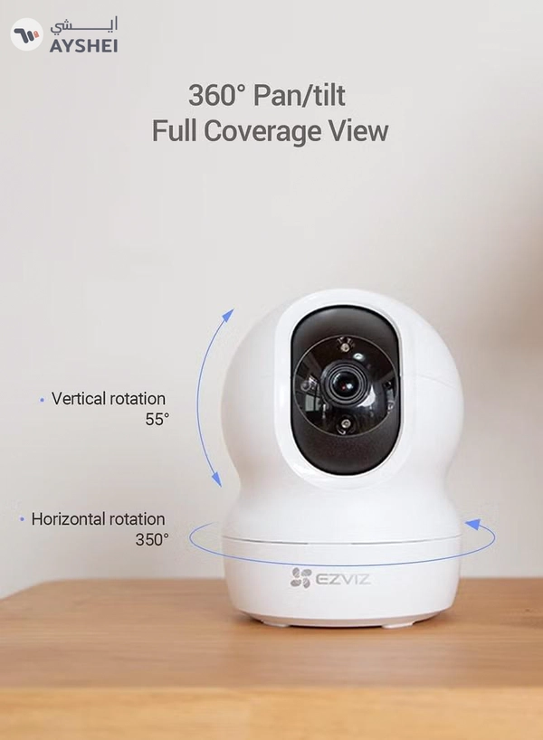 EZVIZ CP1 Smart Tracking Technology Advanced Security Clear View Wi Fi 360 Degree PT Camera 3MP