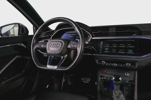 Audi RSQ3 Sportback-Premium Leather Interior-Red Interior Inserts-Honeycomb Stitching