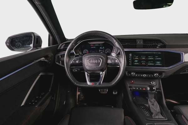 Audi RSQ3 Sportback-Premium Leather Interior-Red Interior Inserts-Honeycomb Stitching