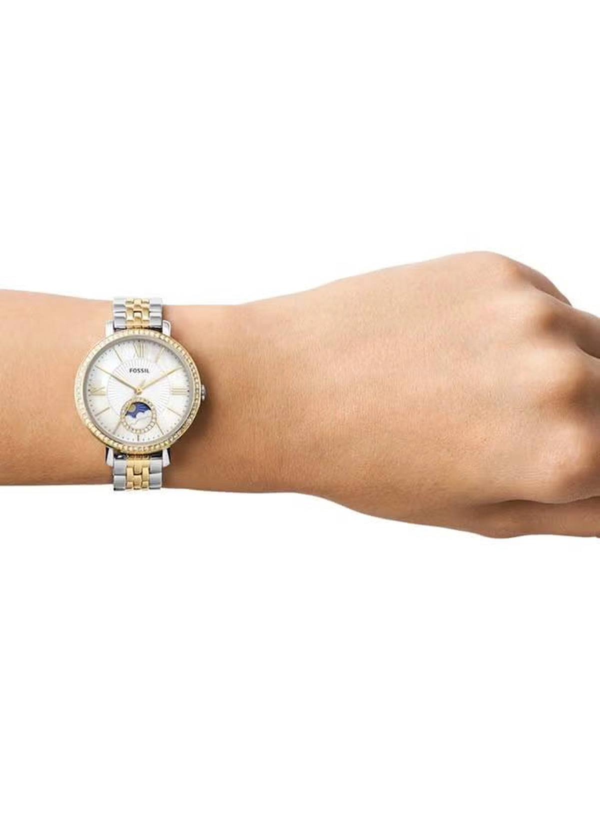 Fossil Women's Jacqueline Round Shape Analog Stainless Steel Wrist Watch ES5166 - 36mm-2-2