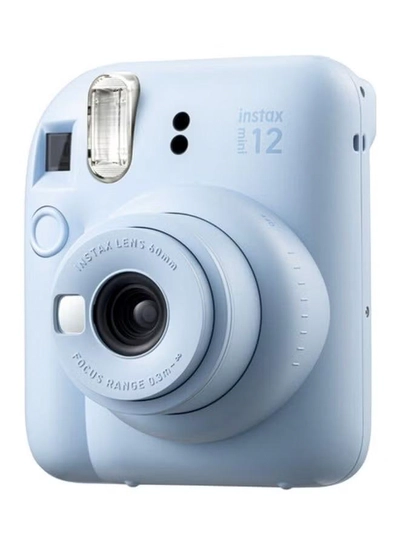 FUJIFILM Instax Mini 12 Instant Film Camera With Pack Of 20 Films Pastel Blue-5