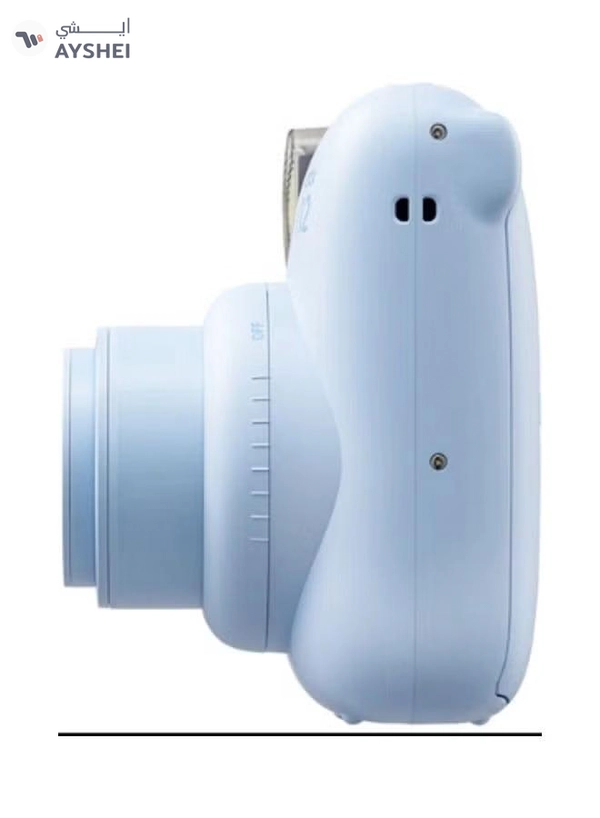FUJIFILM Instax Mini 12 Instant Film Camera With Pack Of 20 Films Pastel Blue