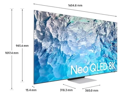  Renewed - Samsung 75" QN900B Neo QLED 8K HDR Smart TV 75QN900B-4