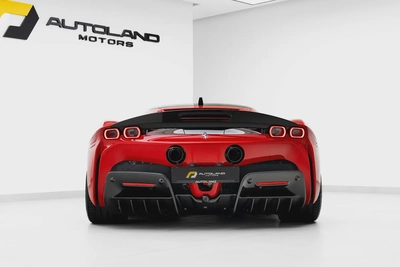 2021 FERRARI SF90 ASSETO FIORANO | NOVITEC | MAIN DEALER SERVICE | FULL EXHAUST-4