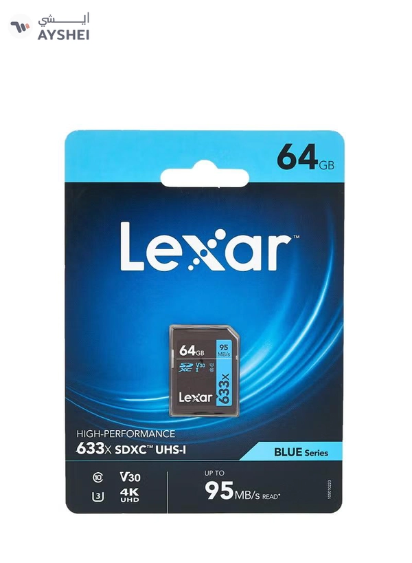 Lexar Professional 633X Sdhc/Sdxc Uhs-I Memory Card 95Mbps, Capacity 64 GB