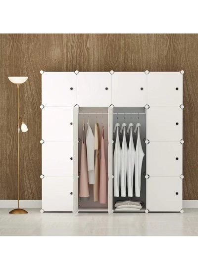 DubaiGallery Home Portable storage cabinet cupboard for hanging clothes combination wardrobe cupboard space savvette toy towel ideal storage organiser wardrobe clothes.-1