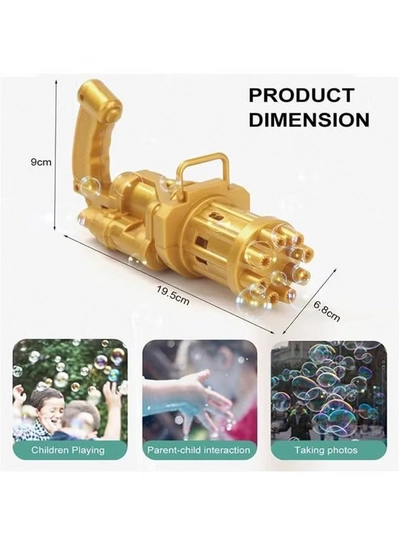 XiuWoo 8-Hole Huge Amount Bubble Maker Electric Gun-6