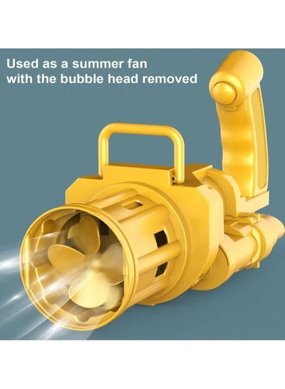 XiuWoo 8-Hole Huge Amount Bubble Maker Electric Gun-5