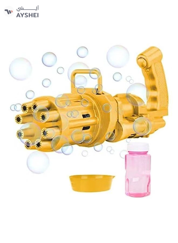 XiuWoo 8-Hole Huge Amount Bubble Maker Electric Gun