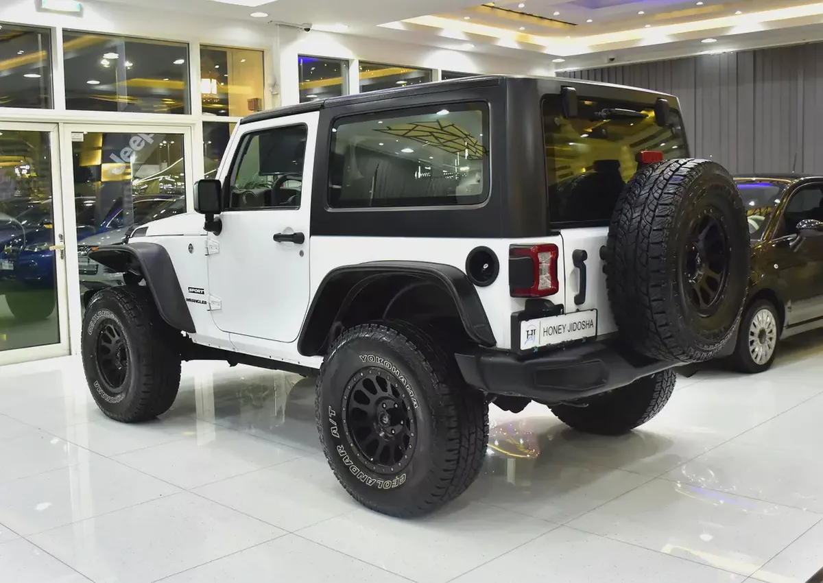 EXCELLENT DEAL for our Jeep Wrangler Sport ( 2017 Model ) in White Color GCC Specs-6-6
