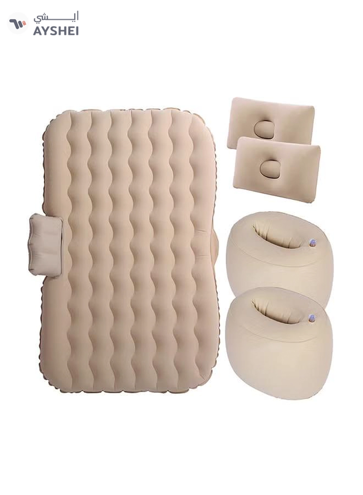 Sharpdo 5 Piece Air Mattress Car Inflatable Bed-4-4