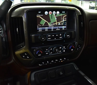 Chevrolet Silverado High Country 4x4 6.2 L ( 2017 Model ) in Black Color GCC Specs-7