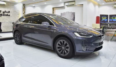 AED 2,360 EMi at 0% DP | Tesla Model X 100D - Long Range ( 2019 Model ) in Grey Color GCC Specs-3