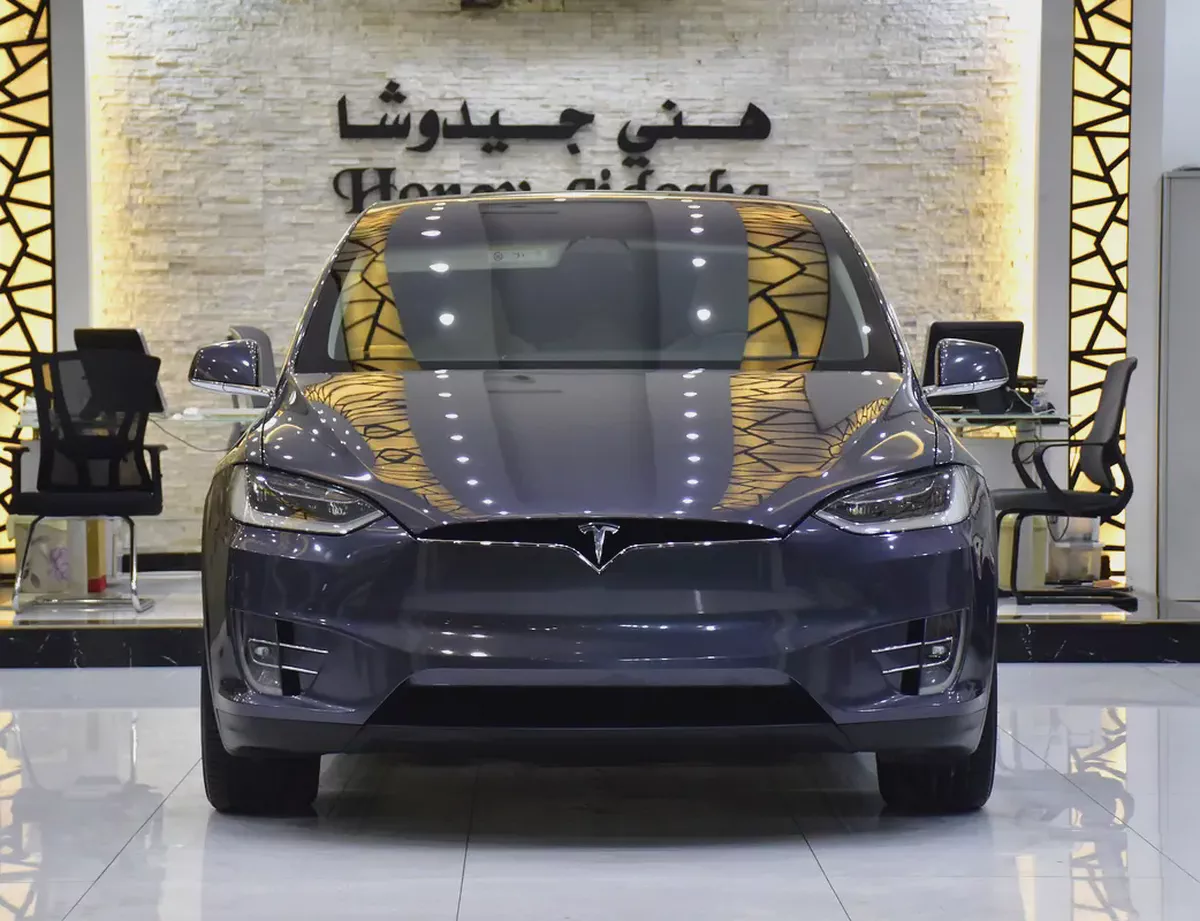 AED 2,360 EMi at 0% DP | Tesla Model X 100D - Long Range ( 2019 Model ) in Grey Color GCC Specs-1-1